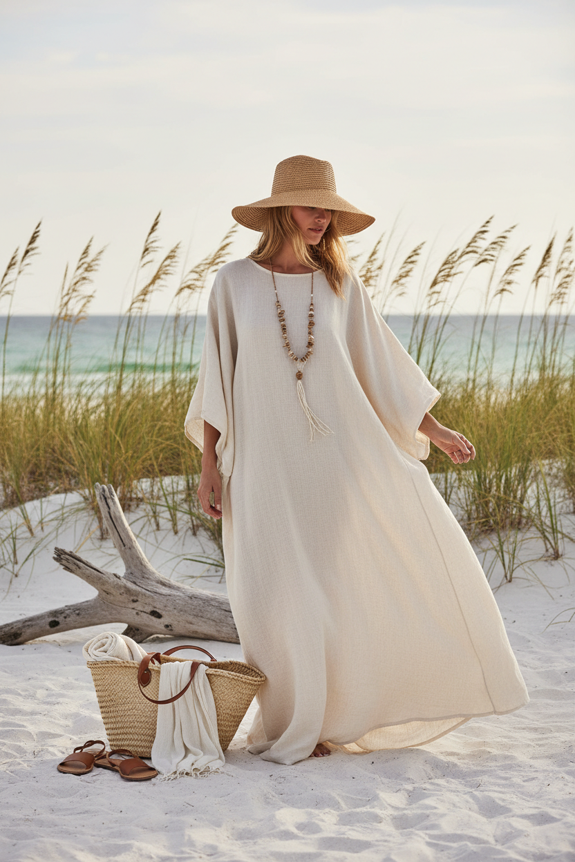 Natural Linen Resort Apparel
