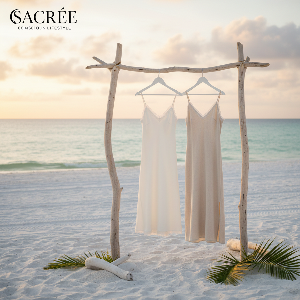 Sacree Linen and Silk Dress Promotion